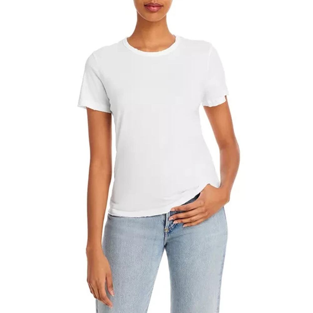 Cotton Citizen Distressed Crewneck Tee White Size Xs 0837